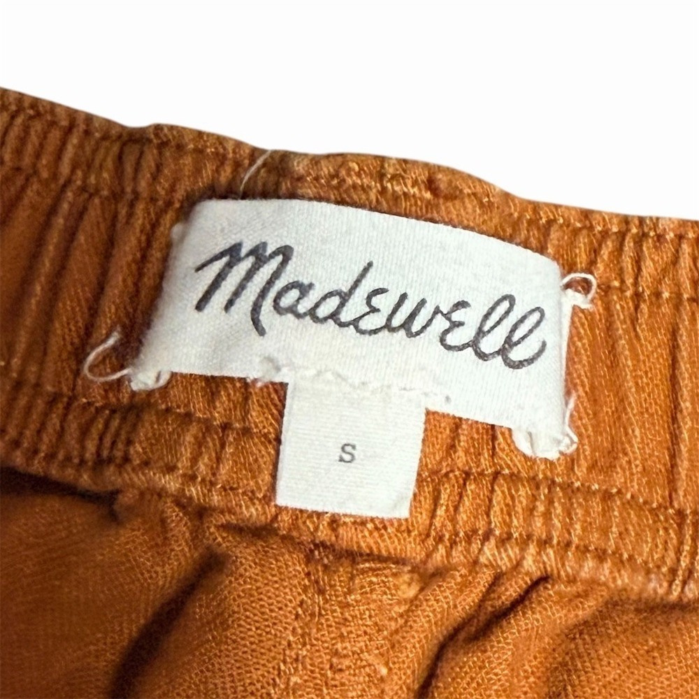 Madewell Womens High Rise Utility Shorts Rust Brown Size S Patch Pockets - Picture 3 of 3